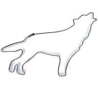 Staedter Lobo Forma Cortador de Galletas, Color Plateado