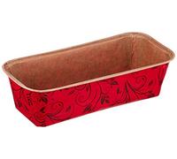 Staedter Molde Maxi para Pan, 21,5 x 9 x 6 cm, Papel, Rojo, 21.5 x 9 x 6 cm