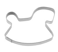 Staedter Mini Caballo balancín Cortador de Galletas, Plata, 6,5 cm