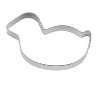 Staedter Mini Pato Cortador De Galletas, Plata, Acero Inoxidable, Plateado, 5.5 cm