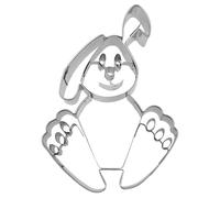 Staedter Molde para Galletas, diseño de Conejo, Plata, 9 cm