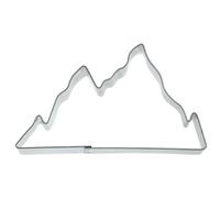 Staedter Montañas - Cortador de galletas (9,5 cm, hojalata), color plateado