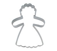 Staedter Mujer de Jengibre Cortador de Galletas, Acero Inoxidable, Acero Inoxidable, Metalizado, 12,5 cm
