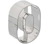 Staedter Number 0 - Cortador de galletas, 6,5 cm, acero inoxidable, plata, 30 x 30 x 30 cm