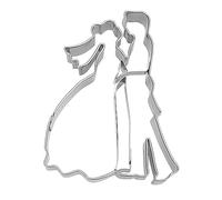 Städter Pareja de Novios Aprox. 8 cm, Acero Inoxidable, Plata, 8 x 8 x 1 cm