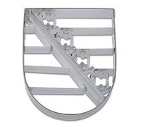 Staedter Sajonia Escudo de Armas, diseño de Galletas, Plata, 9,5 cm