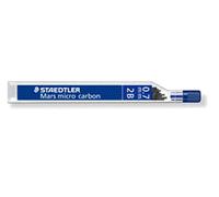 STAEDTLER Mars Micro Carbon 250 0,7 mm 2B - Recambios de plomo para lápices, 6 tubos/paquetes (72 plomos) 2B