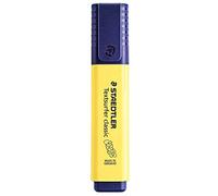 Staedtler 102748 Subrayador de Textsurfer Classic Colors, Amarillo Piso, Negro