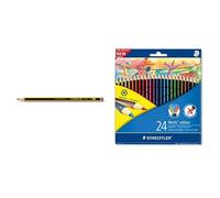 Staedtler - 12 lapiceros HB + 24 lápices de colores