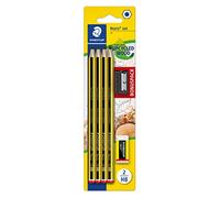 STAEDTLER 120 SBK8P1 Noris Edición Limitada Feliz Aniversario - Blister con 8 lápices de grafito Noris HB de Grafito, 1 Goma de borrar Noris + GRATIS 1 Afilalápices