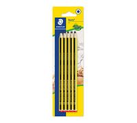 STAEDTLER 121-2 BK10 Noris School - Lápices de grafito (10 unidades), color negro