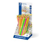 STAEDTLER 128 64KP48 - Expositor con 48 lápices fluorescentes