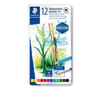STAEDTLER 14610C M12 Design Journey. Caja metálica con 12 lápices acuarelables de colores surtidos.