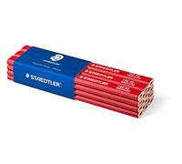 STAEDTLER 148 40 Lápices Zimmermann Medium, ovalado, color rojizo