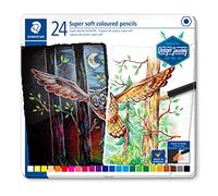 Staedtler Lápices de colores 149C M24 Super suaves Multicolor Caja metálica 24 piezas