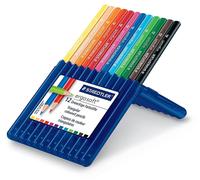 STAEDTLER 157 SB12 Ergosoft Triangular Colouring Pencils - Assorted Colours (Pac