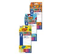 Staedtler 175 COCD24. Lápices de colores con forma hexagonal. Caja con 24 colores variados.