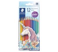 STAEDTLER 175 Lápices de colores - 12 colores, clásicos | Lápices hexagonales fáciles de afilar, duraderos - escuela & uso diario - Art.-Nr. 175 C12 Y