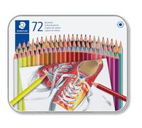 Staedtler Lápices de colores 175M72 ST, forma hexagonal, caja con 72 colores variados