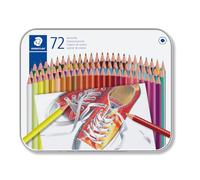 STAEDTLER 175M72 ST Lápices de colores con forma hexagonal, Caja con 72 colores variados
