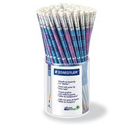 Staedtler 1822 KP72. Lápices escolares con la tabla de multiplicar. Bote con 72 lápices HB con goma de borrar.