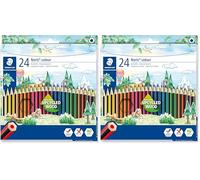 STAEDTLER 185 C24 - Lápices de colores, 24 Unidades (Paquete de 2), Multicolor