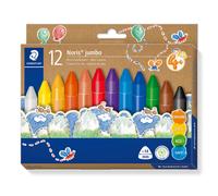 STAEDTLER 228 14 C12 Ceras Noris Jumbo extra gruesas de diseño triangular ergonó