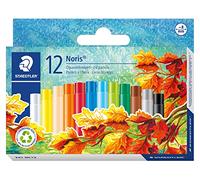 STAEDTLER 241NC12 - Estuche con 12 ceras, Multicolor