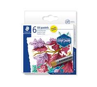 STAEDTLER 2420M C6-C - Pasteles metálicos al óleo, estuche cartón con 6 unidades colores surtidos
