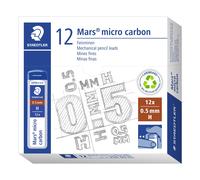 STAEDTLER 250 05-H VE Mars micro carbon - Mina de repuesto, paquete de 12 unidad