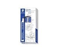 Staedtler Minas 257 0,5 HB - Caja, 12 tubos con 12 minas cada tubo