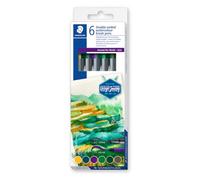 STAEDTLER 3001 C6-5 Design Journey - Rotuladores de acuarela (6 unidades)
