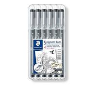 Staedtler 308 02-9 - Rotulador de punta fina, Multicolor, Paquete de 6