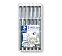 Staedtler 308 02-9 - Rotulador de punta fina, Multicolor, Paquete de 6