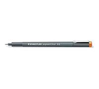 Staedtler 308 03-4. Rotuladores Fineliner Pigment Liner. 10 marcadores permanentes de color naranja y ancho de 0,3 mm.
