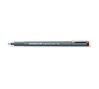 Staedtler 308 03-76. Rotuladores Fineliner Pigment Liner. 10 marcadores permanentes de color marrón y 0,3 mm de ancho.