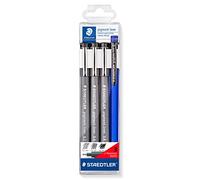 Staedtler 308 S1WP3 . 3 rotuladores negros + un portaminas de regalo, negro