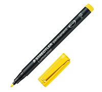 STAEDTLER 318-1 Amarillo 1pieza(s) - Marcador permanente (Amarillo, Negro, Amari