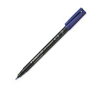 Staedtler 318-3 - Marcador Lumocolor, punta-F, permanente, azul