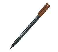 Staedtler 318-7 - Marcador permanente (Brown, Black,Brown, Polypropylene, 0.6 mm, 1 pc(s))