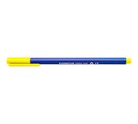 Staedtler 323-1 - Rotulador, color amarillo | 323-1 - Bolígrafos triangulares lavables con punta de fibra, mango ergonómico para niños