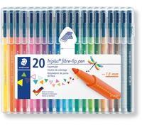 Rotulador Staedtler Triplus 20 Unidades