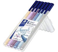 STAEDTLER 323SB6CS12 Triplus Color - Estuche exclusivo box con 6 rotuladores de punta de fibra colores tendencia Hygge