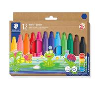 STAEDTLER 329 C12 ST Noris Junior - Bolígrafos de punta de fibra, varios colores