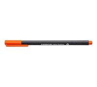 STAEDTLER 334-4 - Rotulador, color naranja | Rotulador de punta fina triangular, tinta a base de agua - ergonómico, de colores - N.º de art. 334-4