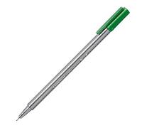 Staedtler 334-52 Triplus Fineliner - Bolígrafo de punta fina, color verde