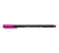 Staedtler 334-61 - Rotulador, color violeta oscuro, pack de 10 | Cuerpo triangular, DRY SAFE, lavable - ergonómico, de colores - N.º de art. 334-61