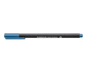 Staedtler 334-63 - Rotulador, color azul pastel, pack of 10 | Cuerpo triangular, tinta DRY SAFE a base de agua - multicolor - N.º de art. 334-63