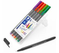 STAEDTLER 334 Triplus Fineliner - Bolígrafos de punta fina de 0,3 mm, cartera de 6 unidades (Halloween)