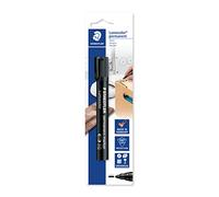 Staedtler 352-9 BKDA. Rotulador permanente de color negro. Blíster con 1 marcador permanente.
